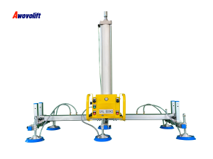 Awovolift Laser Feeding CNC Metal Sheet Vacuum Lifter Suction Crane Plated for Sheet Metal Aluminium panel Pneumatic Elevator