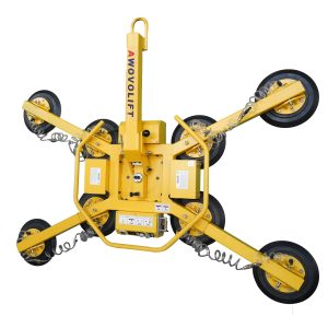 Awovolift glass carry spider crane elevador de vacio electrical vacuum gripper suction vacuum glass suction cup machine