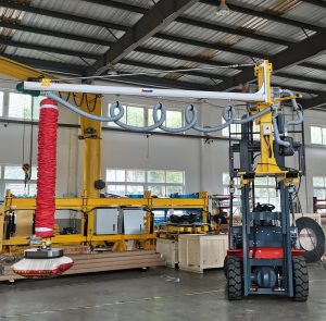 Awovolift Bag Vacuum Lift Air Tube Hoist Manipulation Vacuum Column Lifting Moving with Jib Crane or Forklift