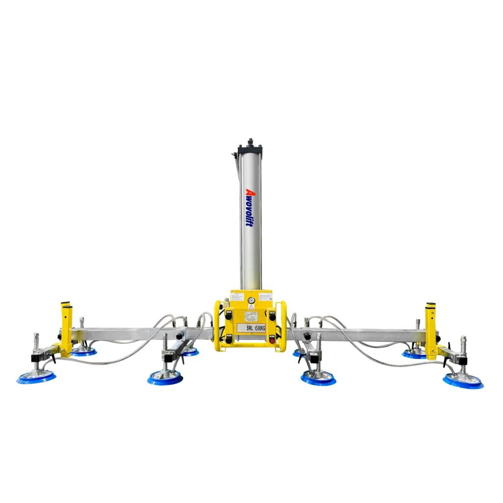 Awovolift Laser Cutting CNC Metal Sheet Vacuum Lifter Suction Crane for Sheet Metal Aluminium Panel Pneumatic Elevator 500KG