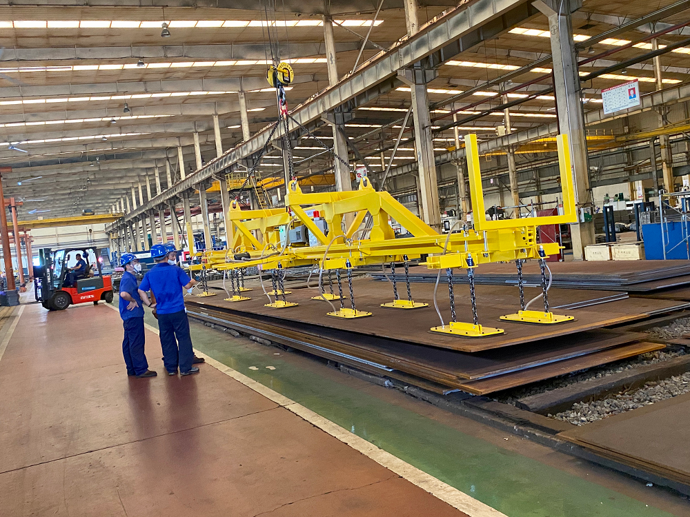 Awovolift 21Tons Sheet Metal Vacuum Lifter Used for Large Steel Shipyard and Sheet Metal Panel Vacuum Lifter With Remote Control - Image 6