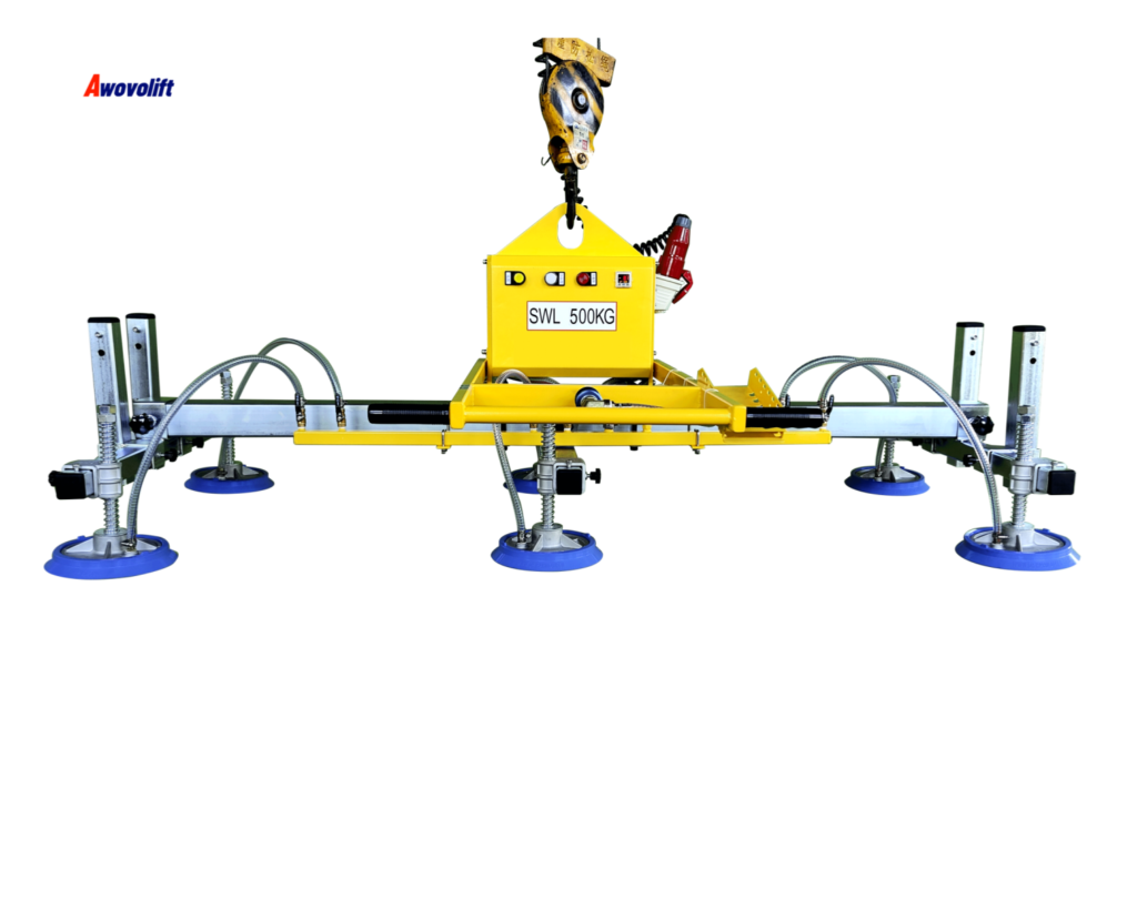 Awovolift AC Power 3000*1500mm Sheet Metal Vacuum Lifter 500kg Loading for Laser Cutting CNC Industry CE