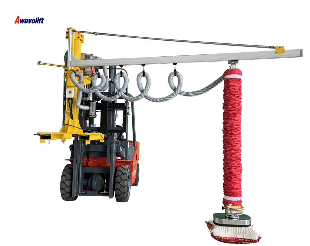 Awovolift Mobile Cranes Vacuum Tube Lifters Customized for Handling Transport System Moving Lifting with Forklift Hole 200kg CE