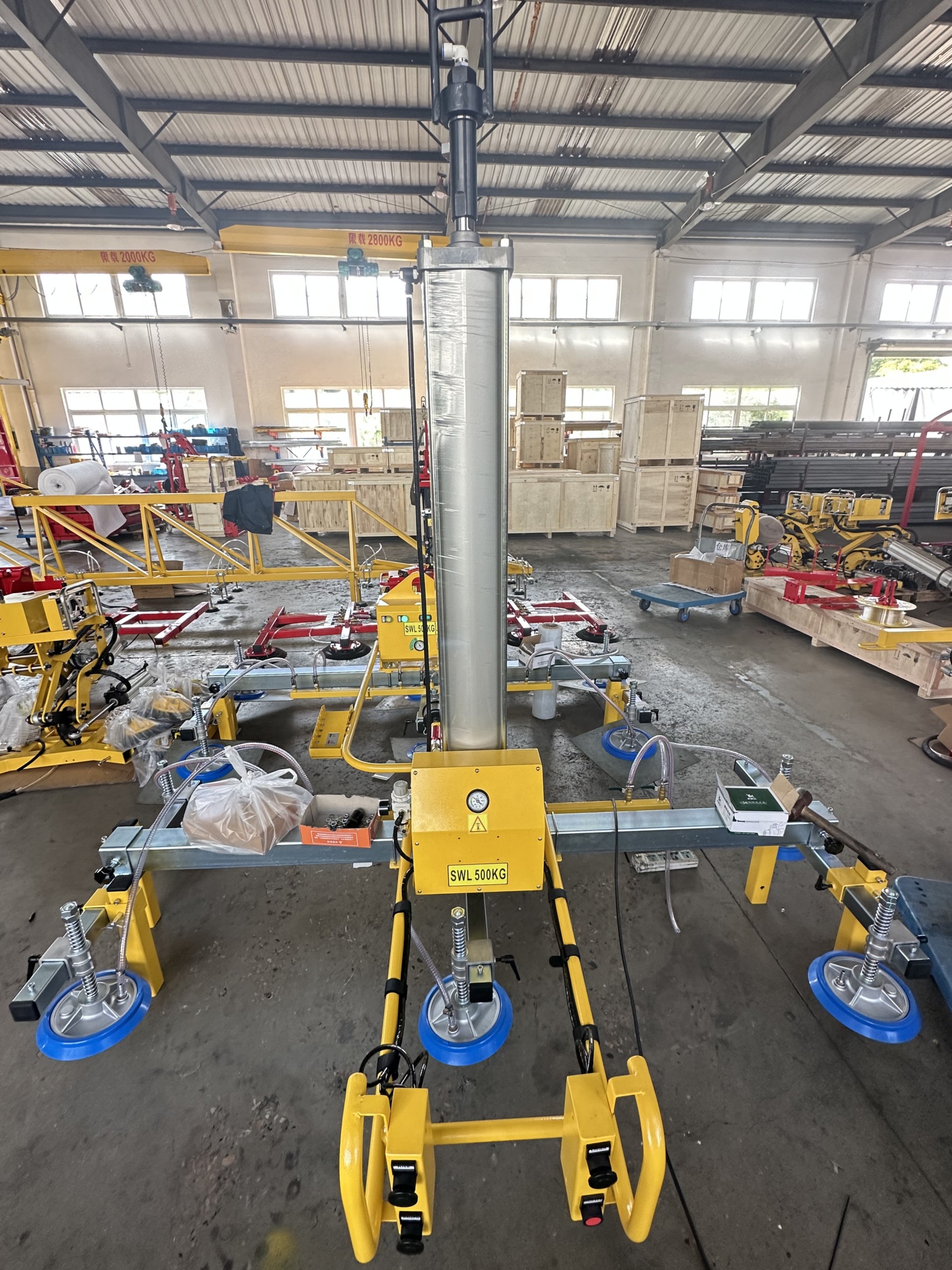 Awovolift Laser Cutting CNC Metal Sheet Vacuum Lifter Suction Crane for Sheet Metal Aluminium Panel Pneumatic Elevator 500KG - Image 7