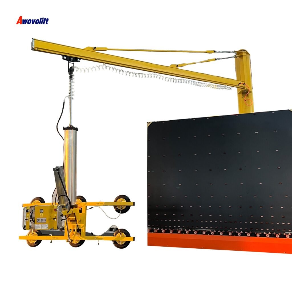 Awovolift 0.5 to 10T Jib Crane Light Slewing Arm Crane Type Workshop Construction with Sucker Crane CE 2 Years Warranty Free