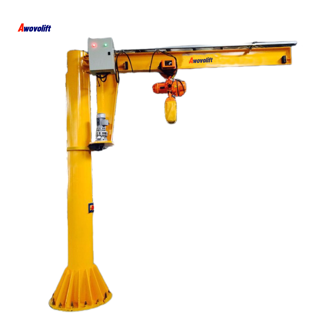 Awovolift KBK or H-shape Remote Control Electric Jib Crane Column for Sheet Metal Laser Cutting Glass Process Industry 2000kg - Image 8