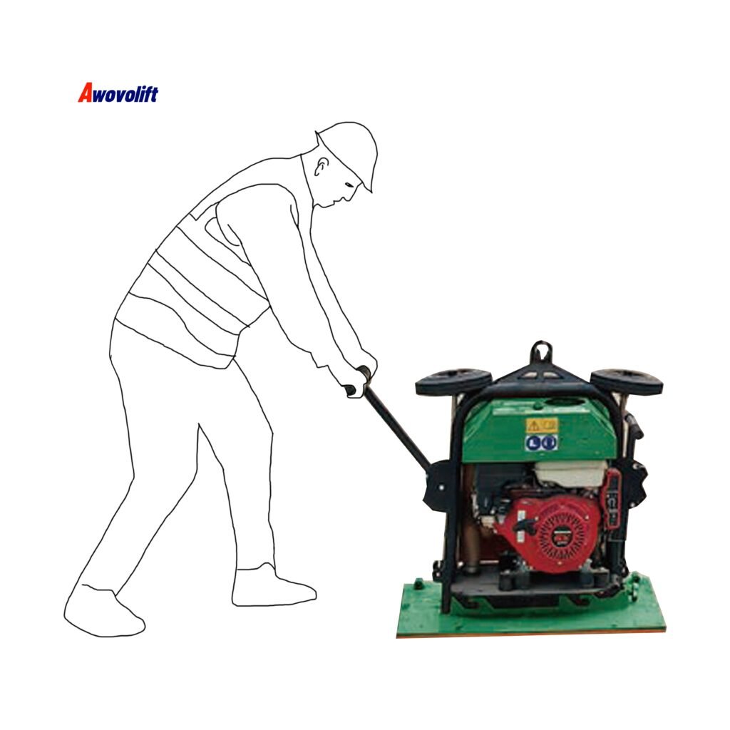 Awovolift Portable Engine Petrol Drive Vacuum Lifter Concrete Marble Natural Stone Elements 1500kg Moveable Kerb Pavers Slabs