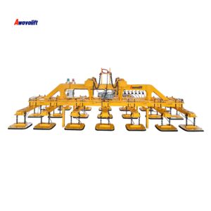 Awovolift 21Tons Sheet Metal Vacuum Lifter Used for Large Steel Shipyard and Sheet Metal Panel Vacuum Lifter With Remote Control