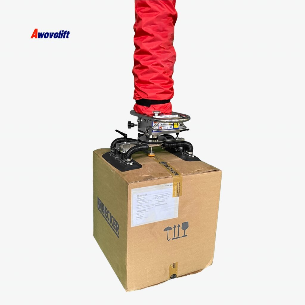 Awovolift Vacuum Tube Lifter for Carton Boxes Materials Handling Air Pneumatic Lifting System 200kg for All Kinds of Cartons CE