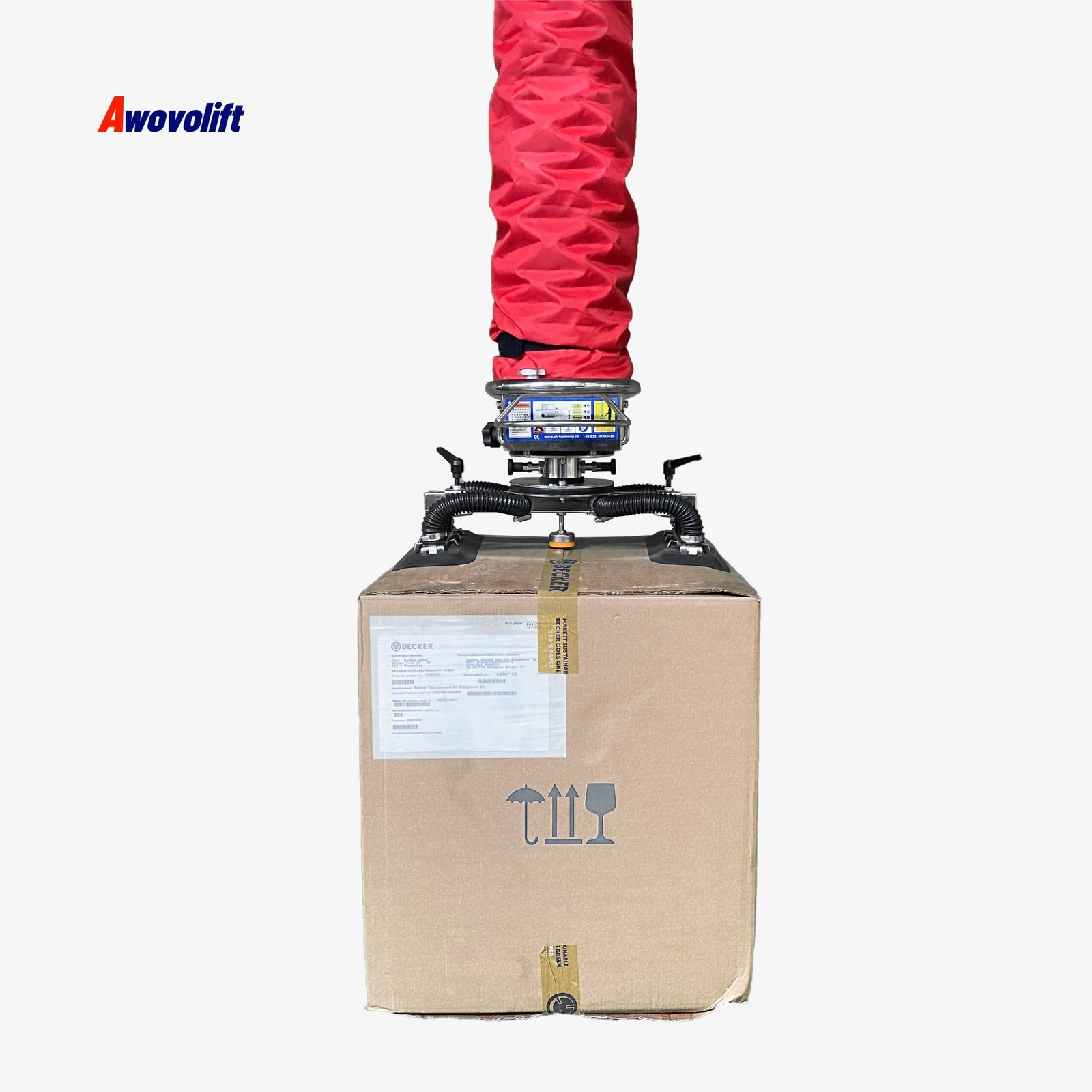 Awovolift Vacuum Tube Lifter for Carton Boxes Materials Handling Air Pneumatic Lifting System 200kg for All Kinds of Cartons CE - Image 4