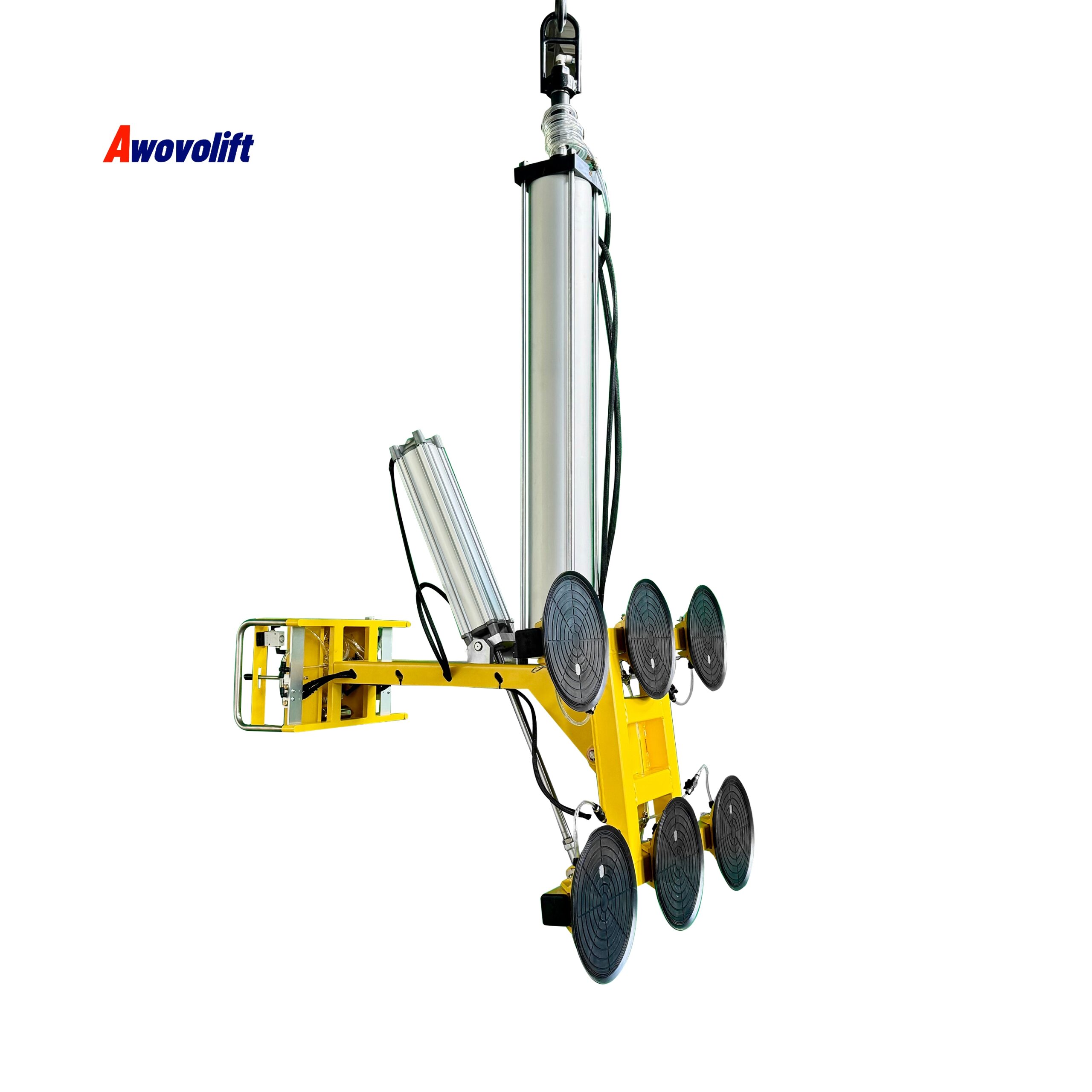Awovolift Air Pneumatic Glass Vacuum Lifter Heavy Duty Suction Cup Only Tilting 0-90° Granite for Glass Processing Lifting Device CE 500KG - Image 5