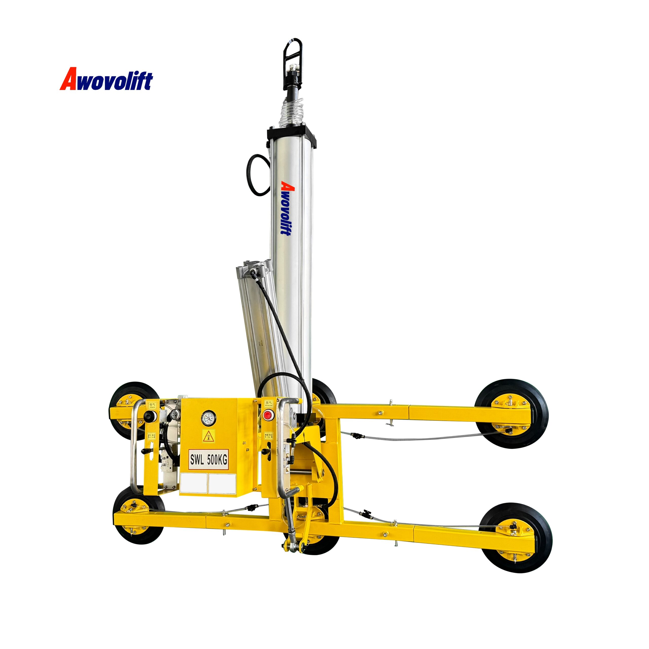 Awovolift Air Pneumatic Glass Vacuum Lifter Heavy Duty Suction Cup Only Tilting 0-90° Granite for Glass Processing Lifting Device CE 500KG - Image 6