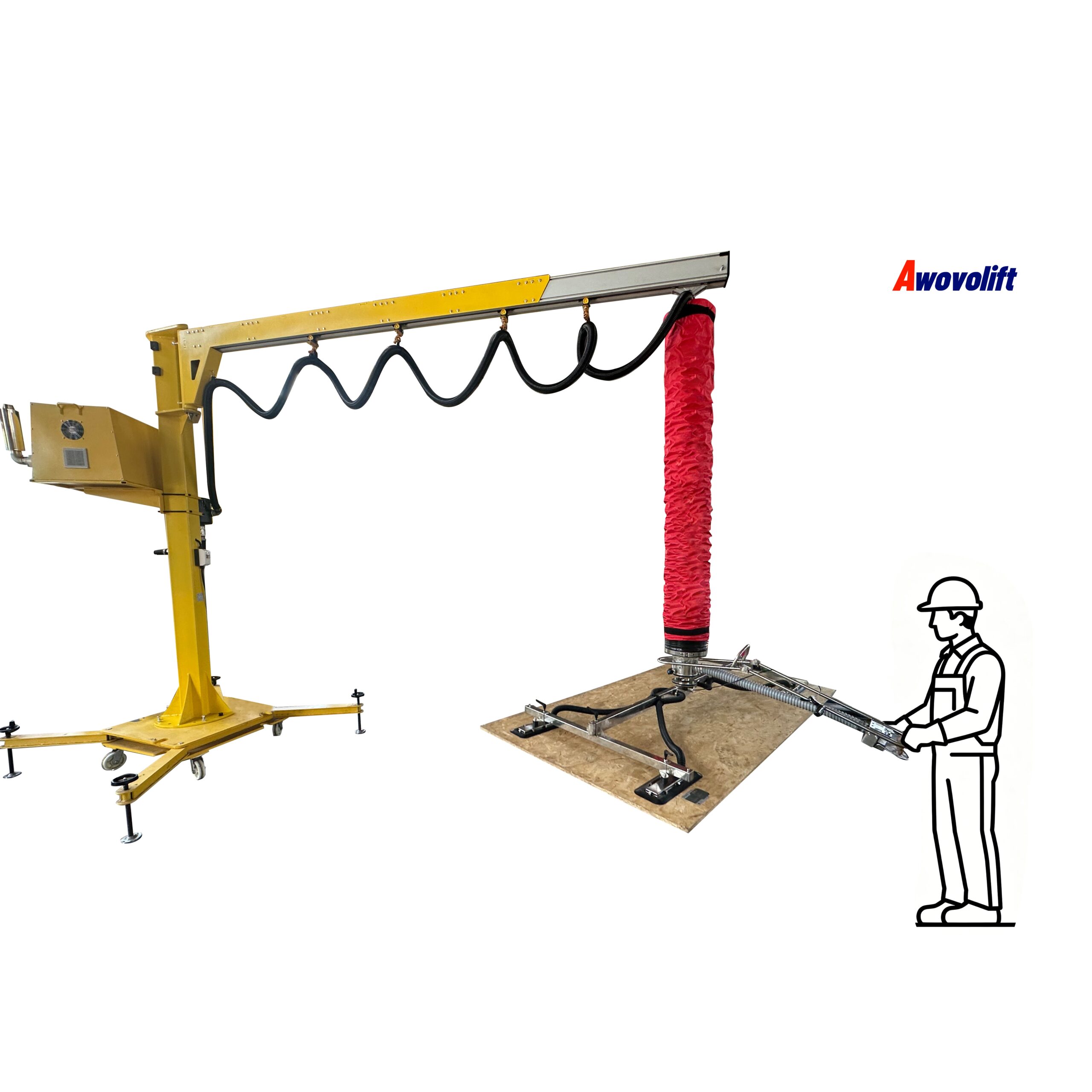 Air Tube Vacuum Lifter Material Handling for Box Bag Wooden Panels Logistics Warehouse Install Lifting Moving - Image 5
