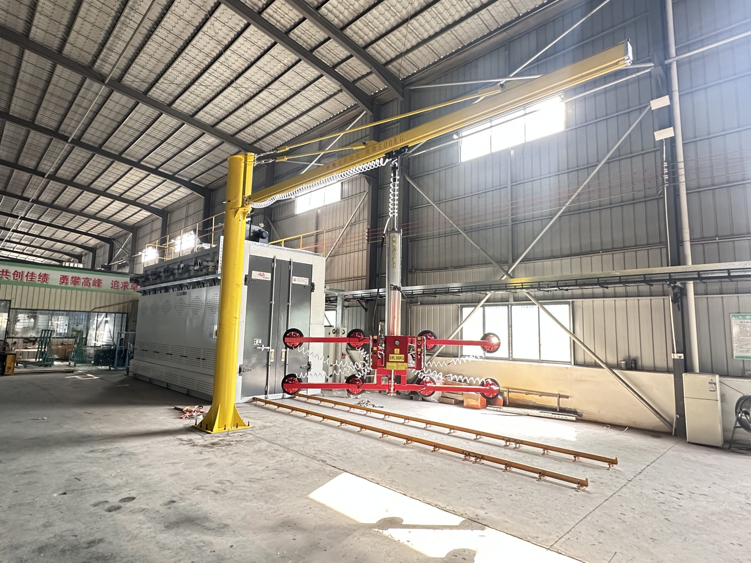 Awovolift Standing Jib Cranes Column Cantilever Crane 2000kg Wall-Mounted Light Crane Vacuum Lifting Equipment CE - Image 2