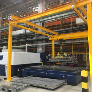 Awovolift Bridge Jib Crane KBK Suspension Overhead Jib Crane 1ton Light Suspension Overhead Crane Lift for Laser Cut Machine 500-2000kg