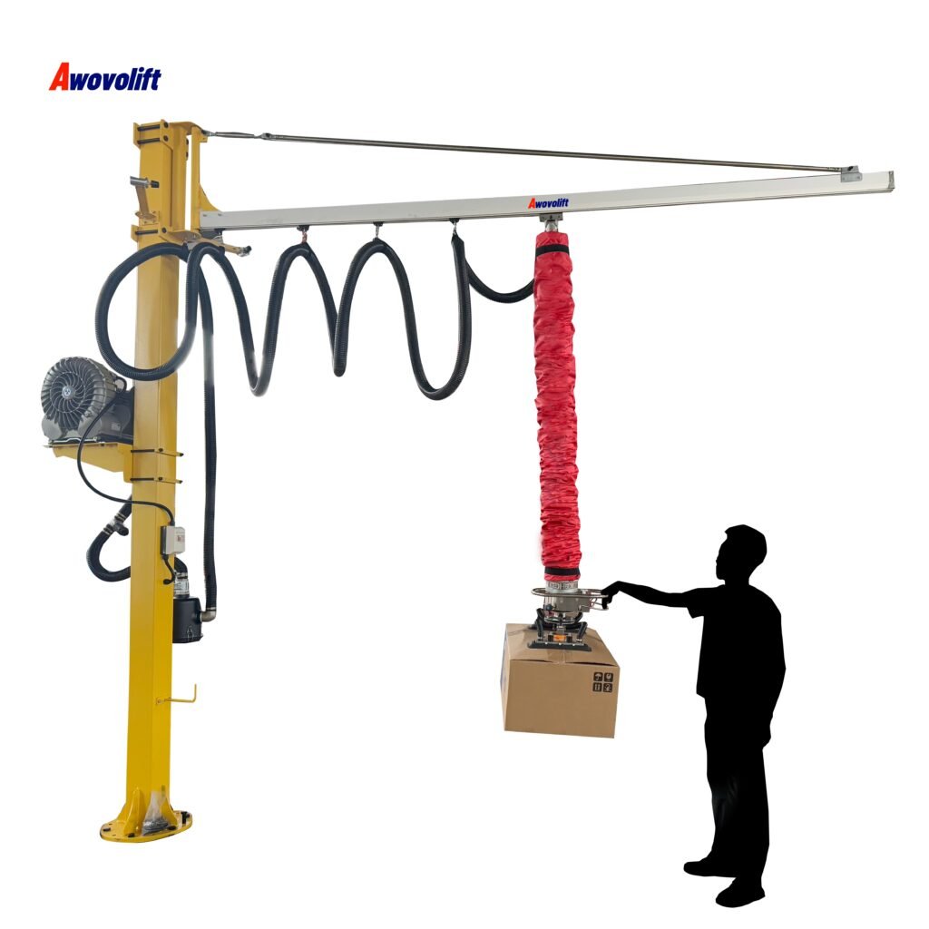 Awovolift Chipboard Panels Vacuum Lift Tube Lifting Box Pneumatic air Tube Lifter Premium Quality Vacuum Lift for Cartoon 150kg