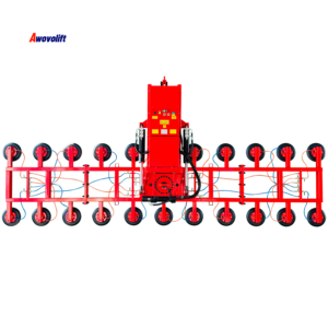 Awovolift Dual Circuit Hydraulic Vacuum Sucker Lifter for 22 Vacuum Suction Cups Wirless Remote Control Flip and Rotate 2Tons Install