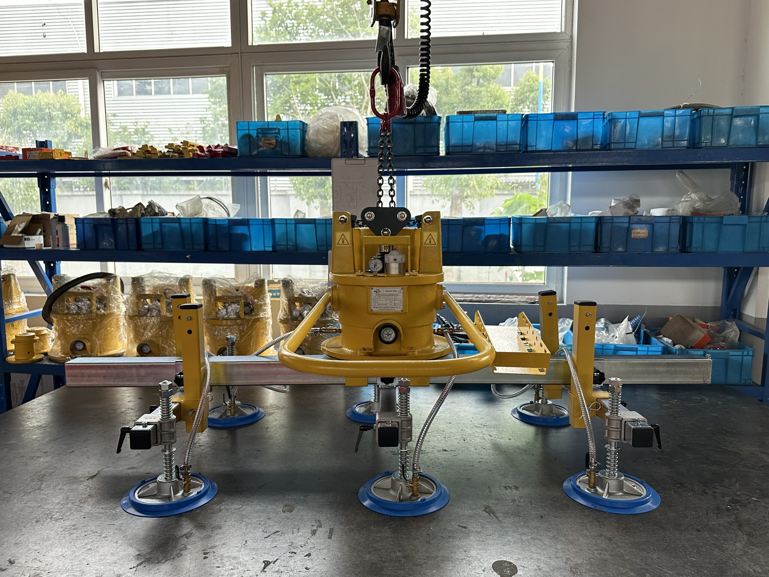 Awovolift 600kg No-Need Power Self Lifting Vacuum Lifter 6 Suckers Equipment Laser Cutting Lift for Sheet Metal Aluminum Plate - Image 3