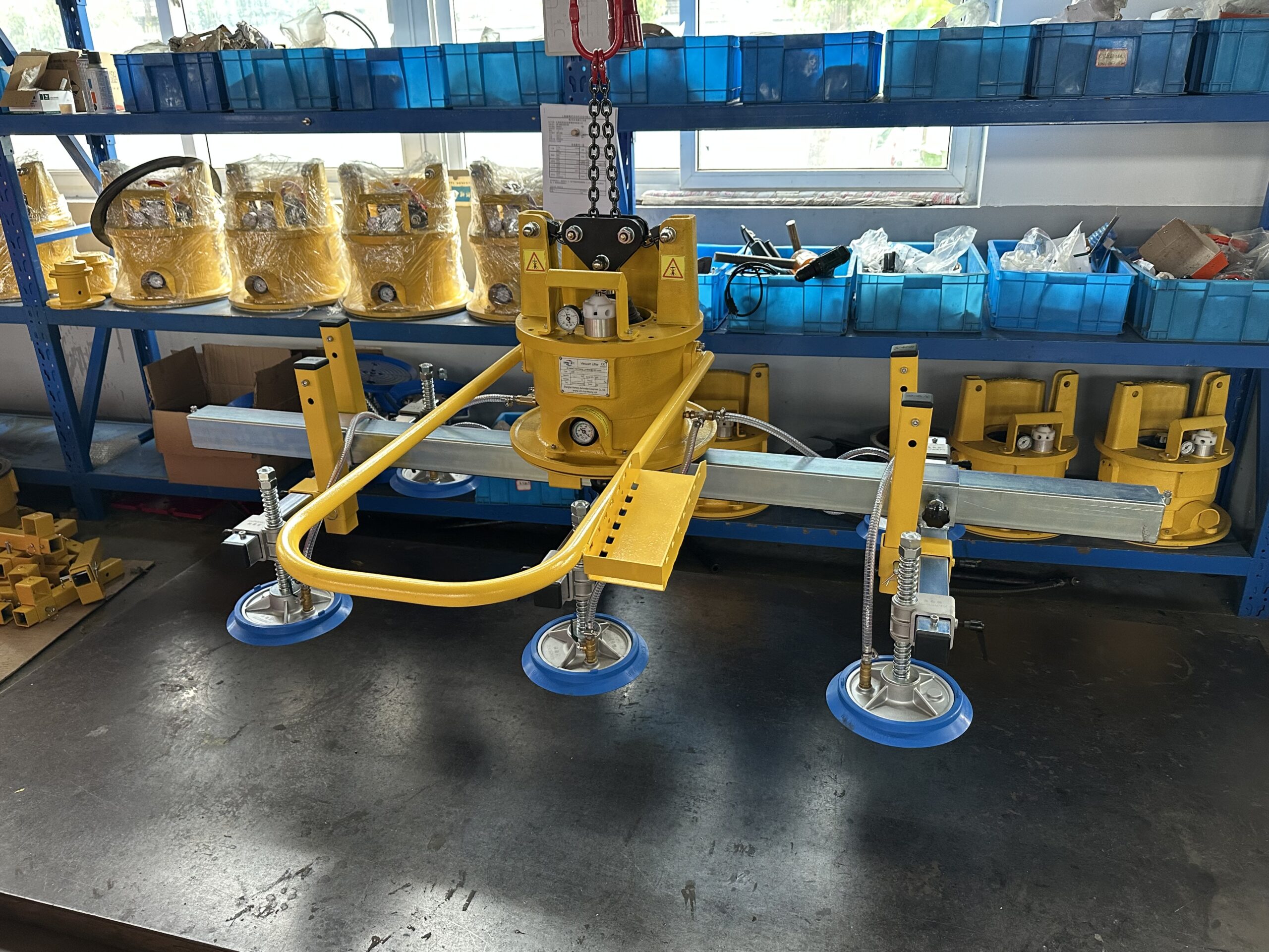 Awovolift 600kg No-Need Power Self Lifting Vacuum Lifter 6 Suckers Equipment Laser Cutting Lift for Sheet Metal Aluminum Plate - Image 2