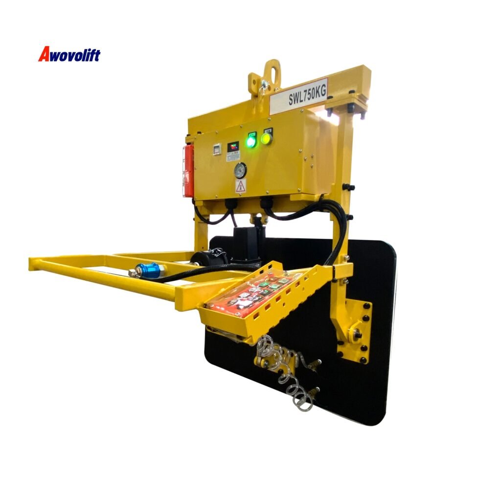 Awovolift Vacuum Crane Slab Stone Sucker Sheet Suction Machine Lifting and Handling Electric Vacuum Lifter Flip Remote Control 300-800kg