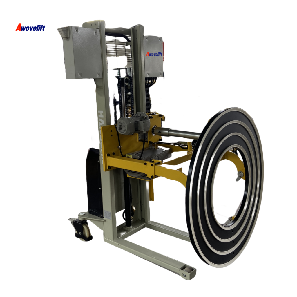 Awovolift Forklift Aluminium Coil Roll Vacuum Suction Lifter Load 600kg Lifting and Handling Electric Vacuum Roll Sheet Lifter
