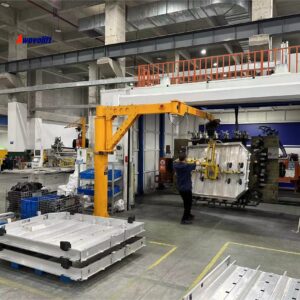 Awovolift Pneumatic Vacuum Lifter New Energy Auto Battery Sucker Crane Vacuum Lifting with Flip Load 200-500kg for Auto Factory CE