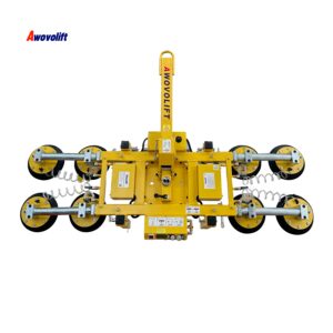 Awovolift Curved Arc Glass Vacuum Lifter Outdoor Installtion Vacuum Lift Manual Tilting and Rotation 800kg CE