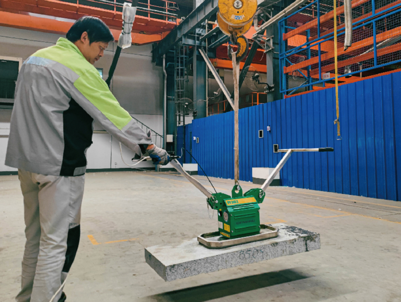 Awovolift Portable 2-handle Vacuum Lifter Concrete or Natural Stone Elements 200kg Moveable Kerbs Pavers Slabs - Image 6