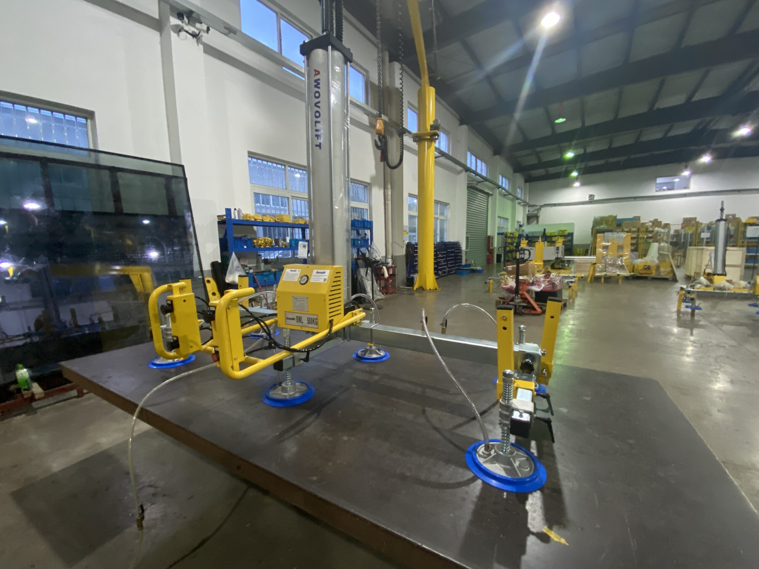 Awovolift Laser Cutting CNC Metal Sheet Vacuum Lifter 6 Pcs Suckers for Sheet Metal Aluminium Panel Pneumatic Lifting 500KG - Image 8