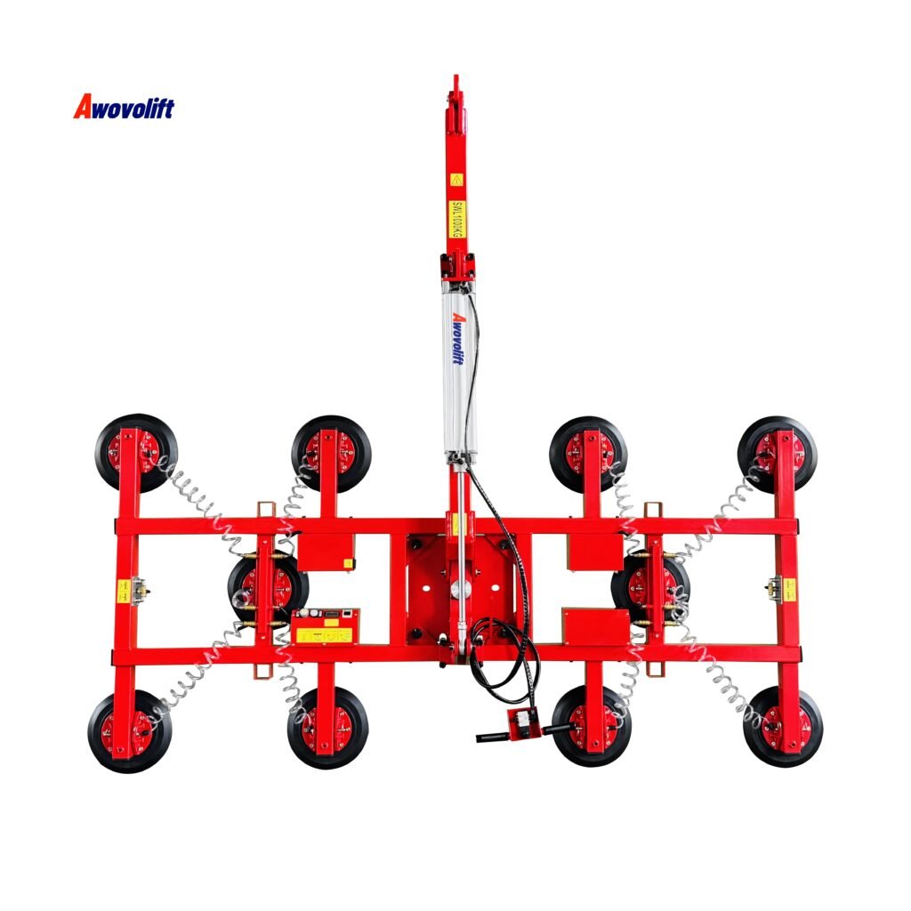 Awovolift Pneumatic Glass Vacuum Moving Lifter Equipment for Glass Processing Line Tilting Function 1000kg