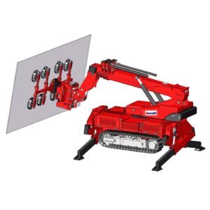 Awovolift Crawler Vacuum Glass Lifter 1.6 Tons 11m Height CE Certified Glass Handling Machine for Construction Site Installation